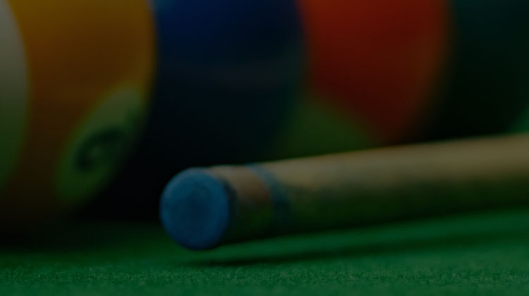Tip of A Pool Stick Cue