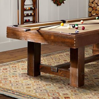 Modern Wood Pool Table