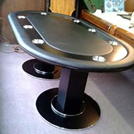 Oval  Poker Table
